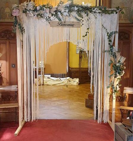 Location Arche macramé  Mariage Flo Events