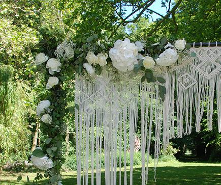 Location Arche macramé  Mariage Flo Events